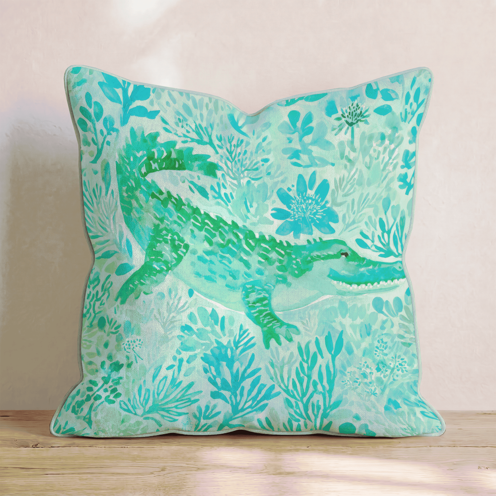 Chomper Throw Pillow - Benton Lane Home - Hillcroft Home