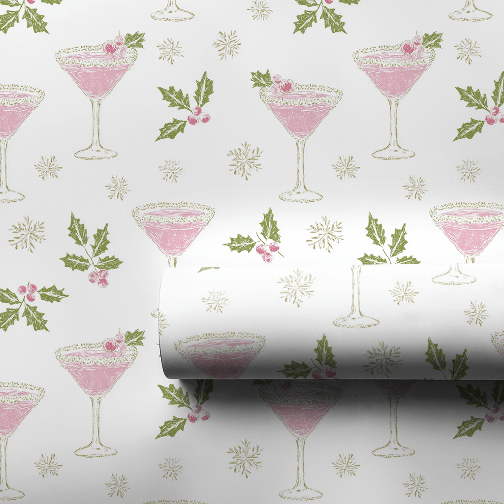 Christmas Cosmopolitans - Wrapping Paper - Benton Lane Home - Lemon Park