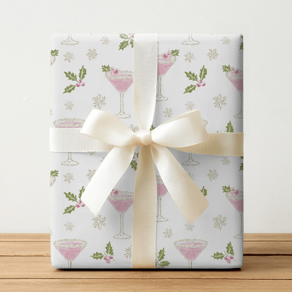 Christmas Cosmopolitans - Wrapping Paper - Benton Lane Home - Lemon Park