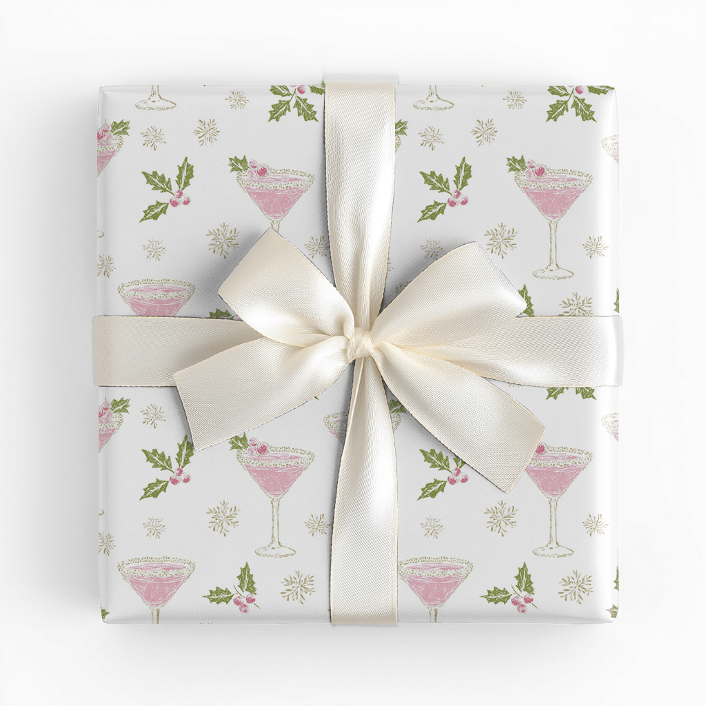 Christmas Cosmopolitans - Wrapping Paper - Benton Lane Home - Lemon Park