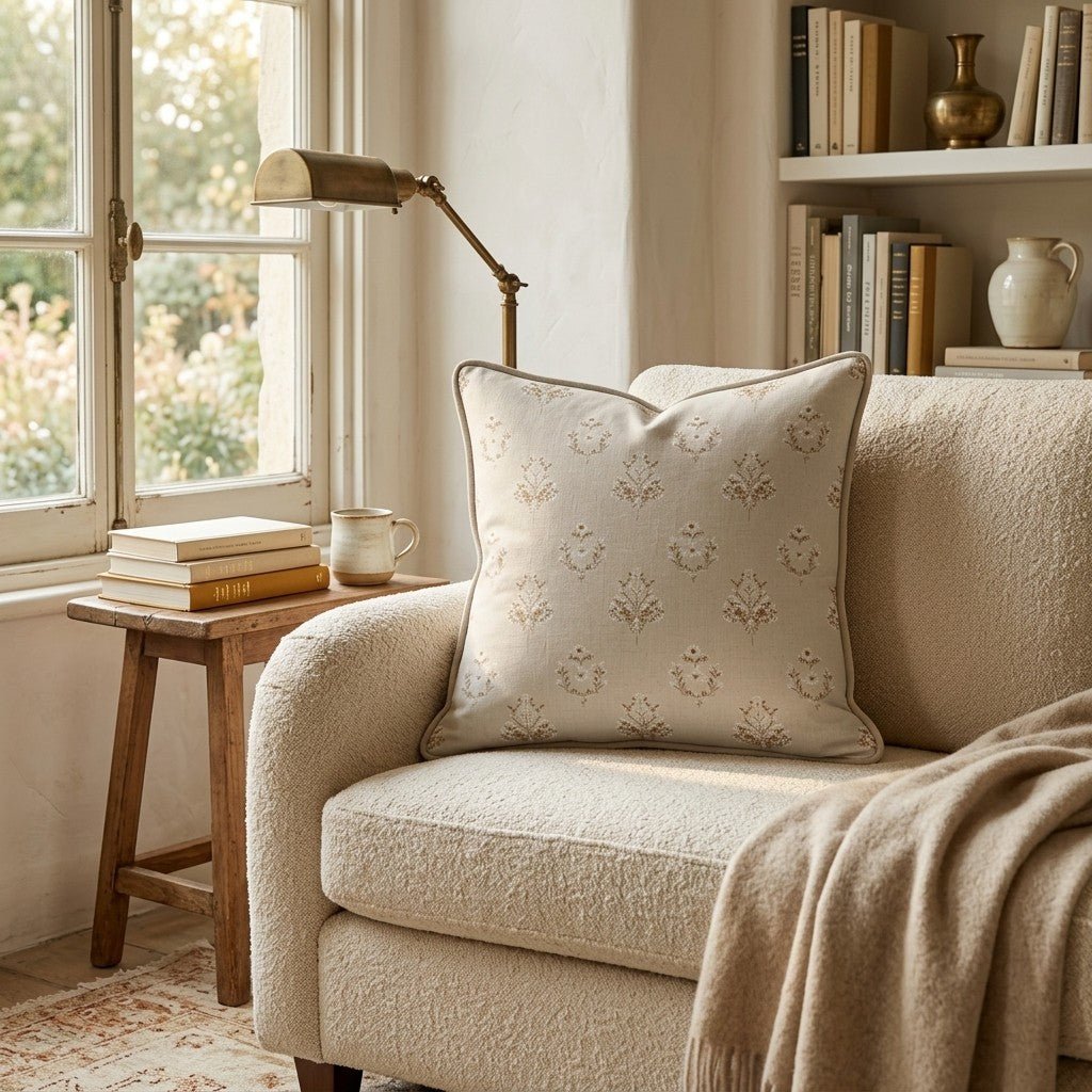 Cider Stone Throw Pillow - Hillcroft Home