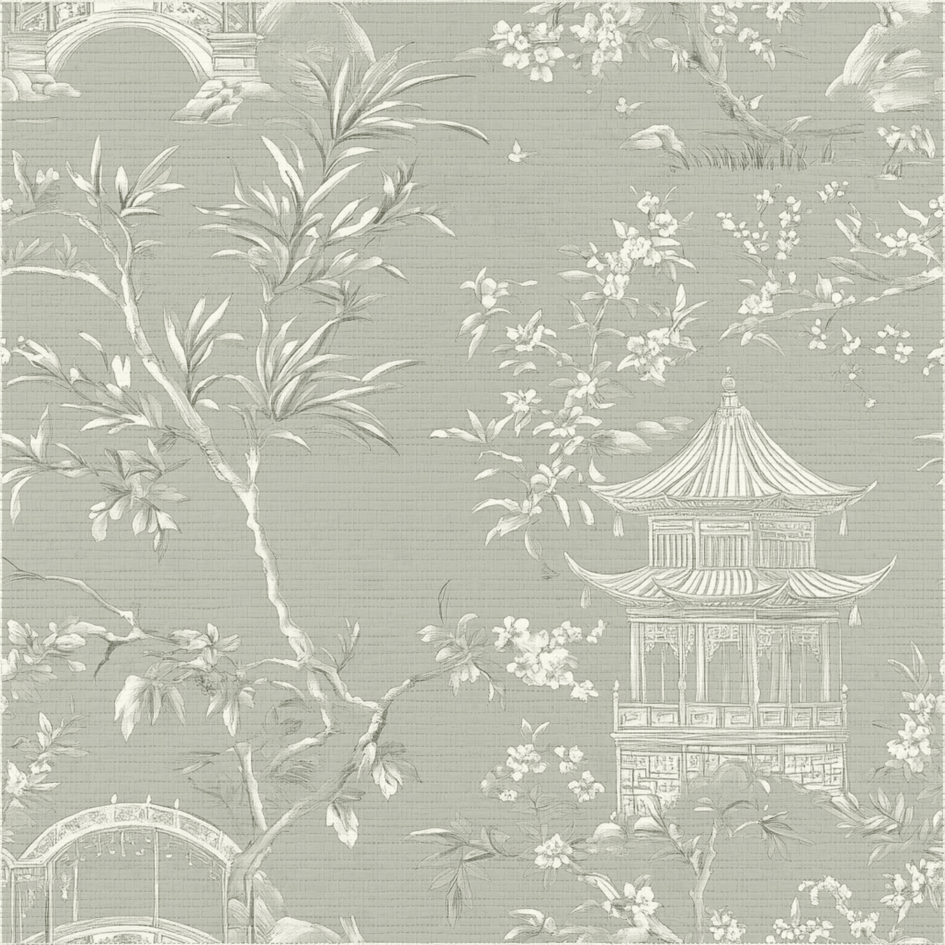 Cindrelle Faux Grasscloth Wallpaper - Benton Lane Home - Painted Paper