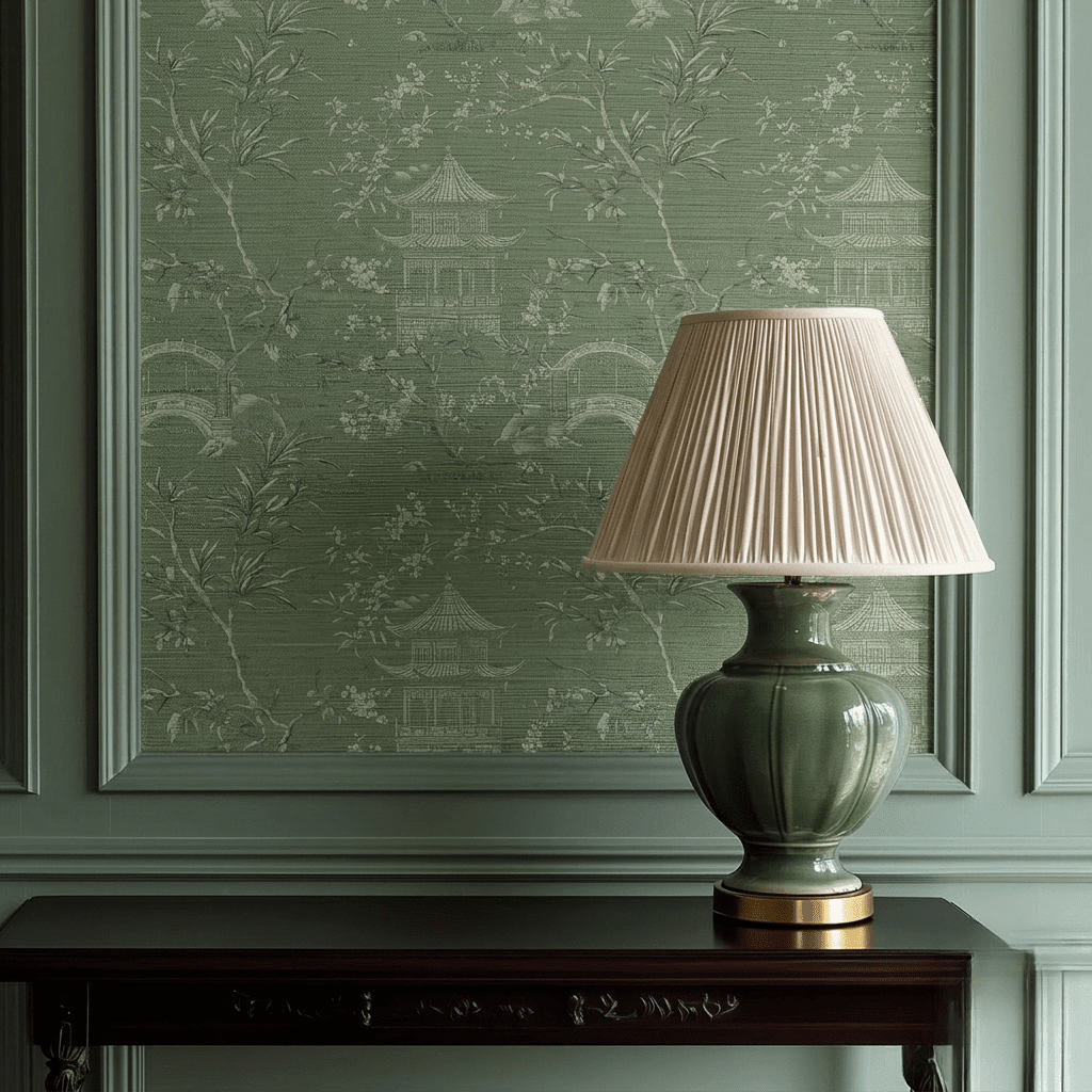 Cindrelle Faux Grasscloth Wallpaper - Benton Lane Home - Painted Paper