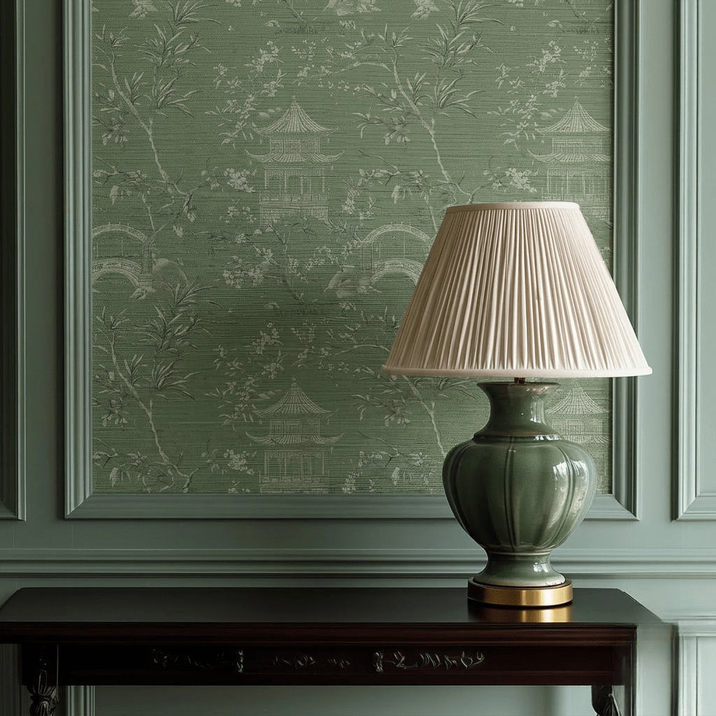 Cindrelle Faux Grasscloth Wallpaper - Benton Lane Home - Painted Paper