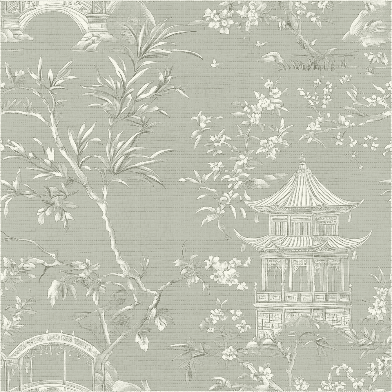 Cindrelle Faux Grasscloth Wallpaper - Benton Lane Home - Painted Paper
