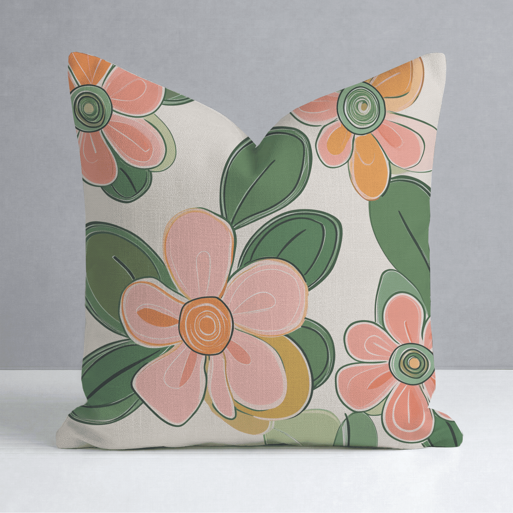 Cinnamon Throw Pillow - Benton Lane Home - Lemon Park