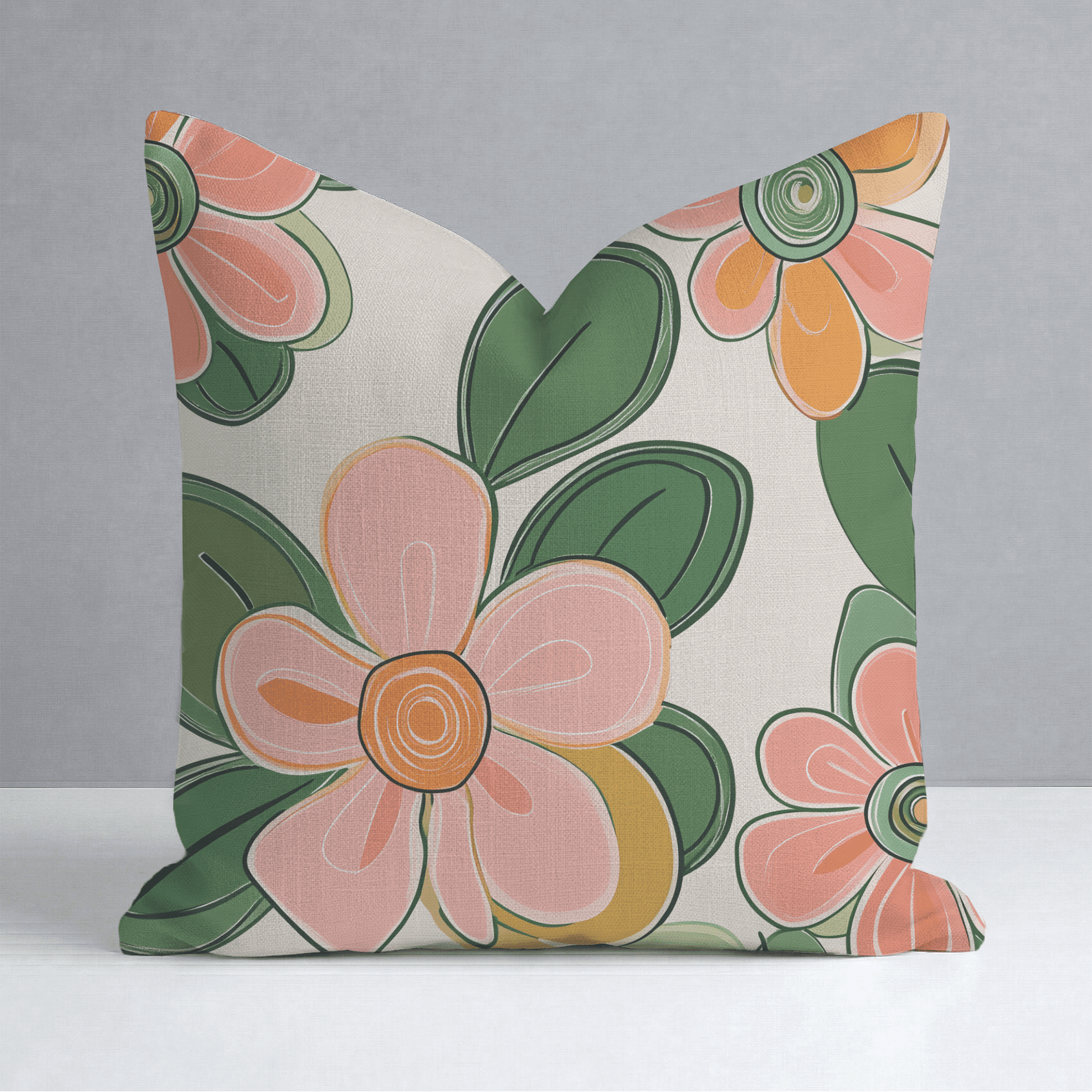 Cinnamon Throw Pillow - Benton Lane Home - Lemon Park