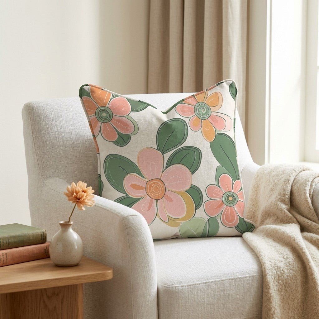 Cinnamon Throw Pillow - Benton Lane Home - Lemon Park