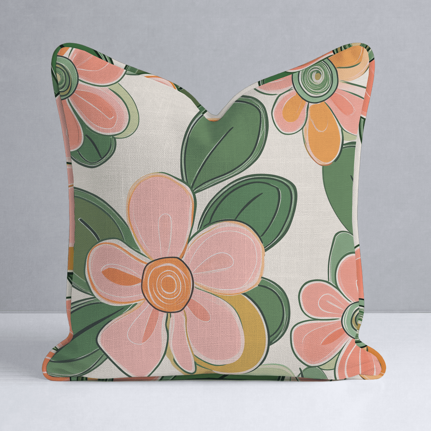 Cinnamon Throw Pillow - Benton Lane Home - Lemon Park