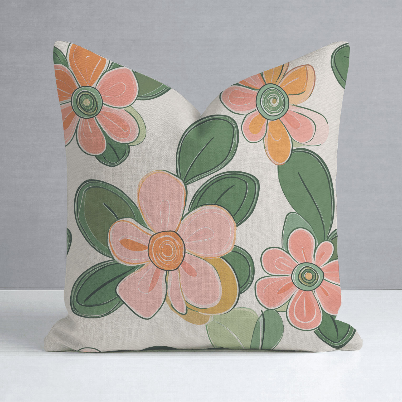 Cinnamon Throw Pillow - Benton Lane Home - Lemon Park
