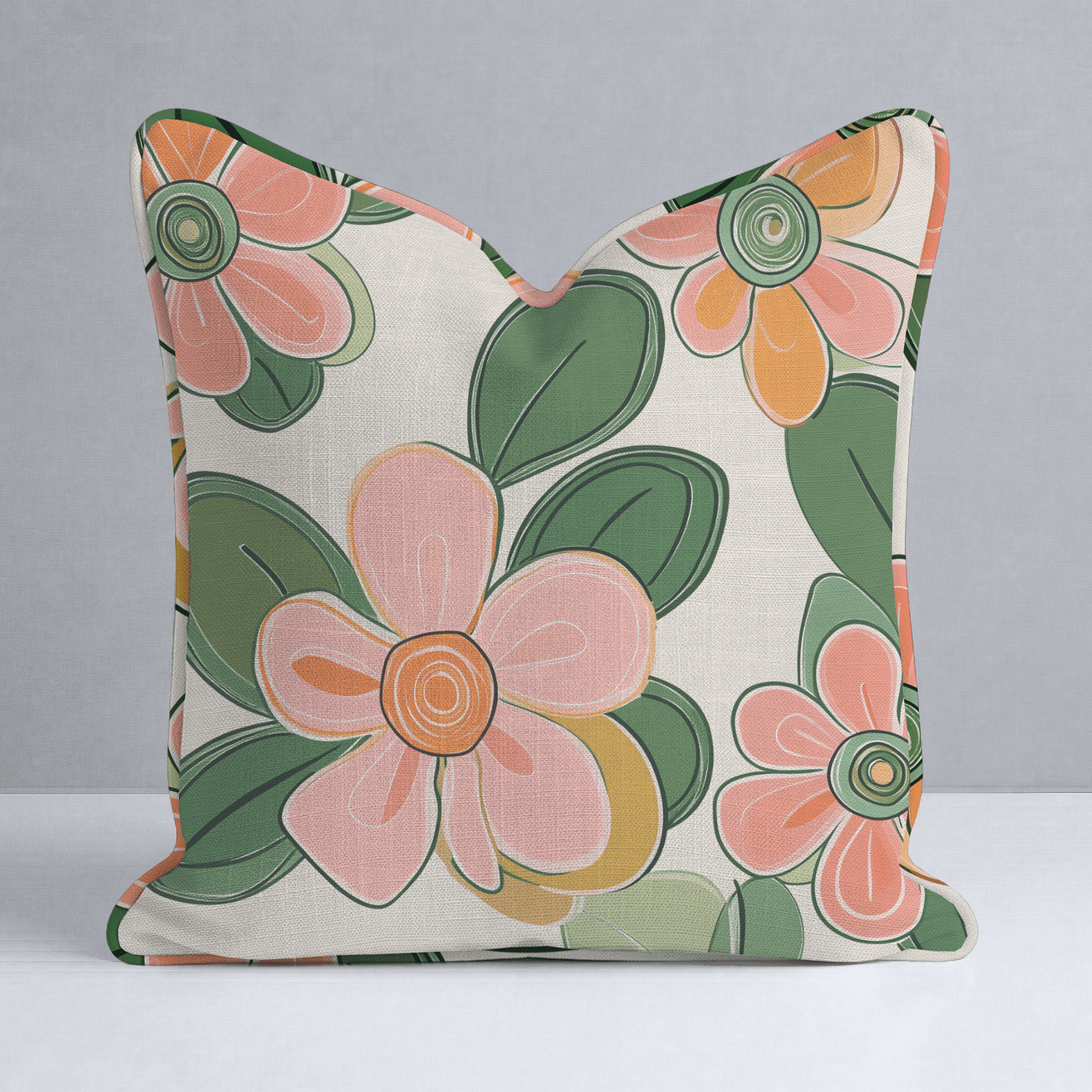 Cinnamon Throw Pillow - Benton Lane Home - Lemon Park