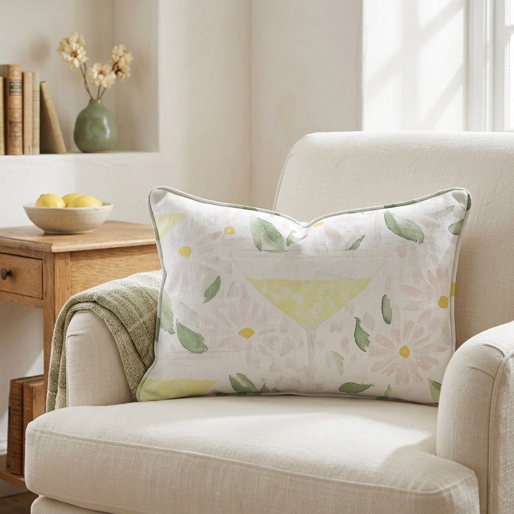 Citrus Chic Throw Pillow - Benton Lane Home - Lemon Park