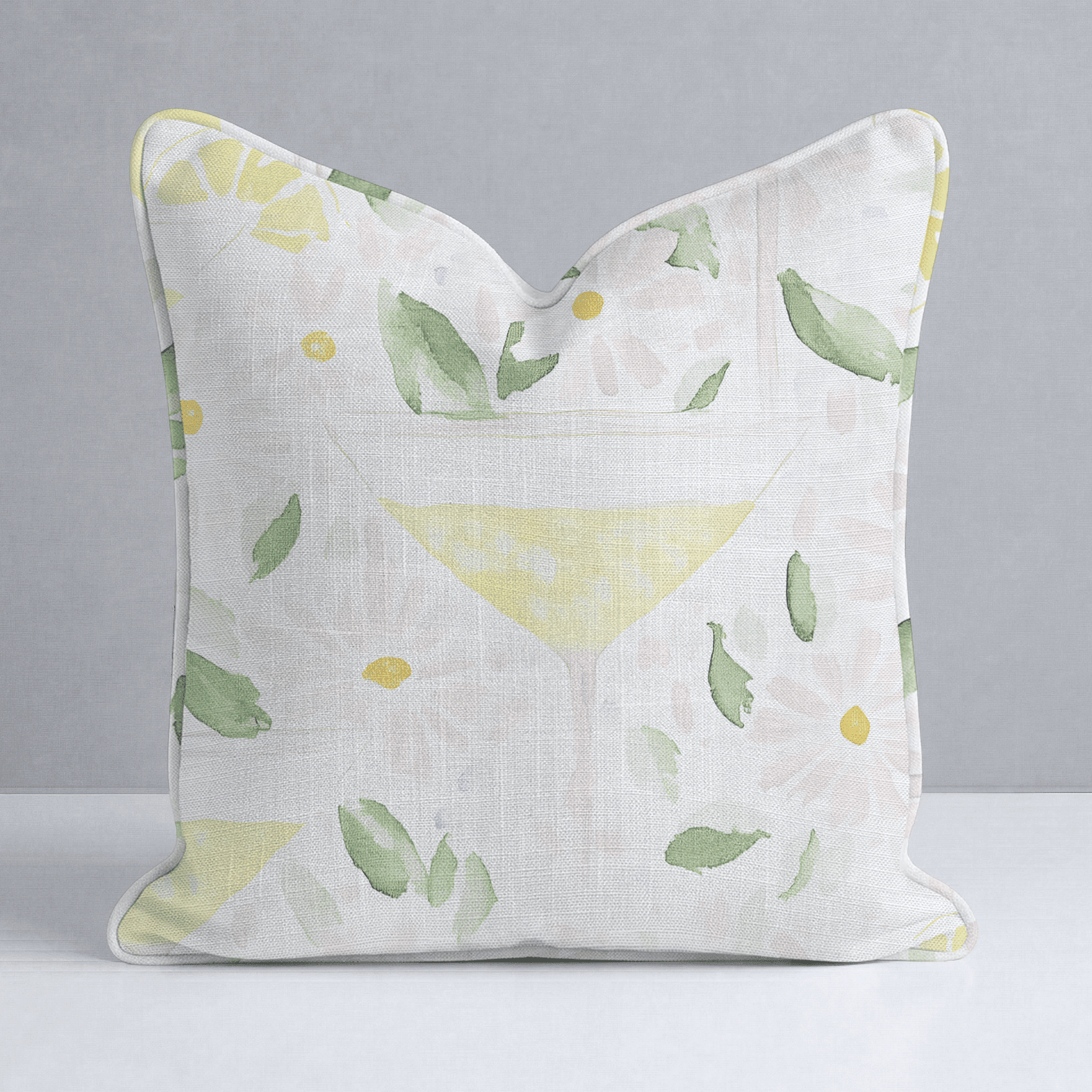 Citrus Chic Throw Pillow - Benton Lane Home - Lemon Park
