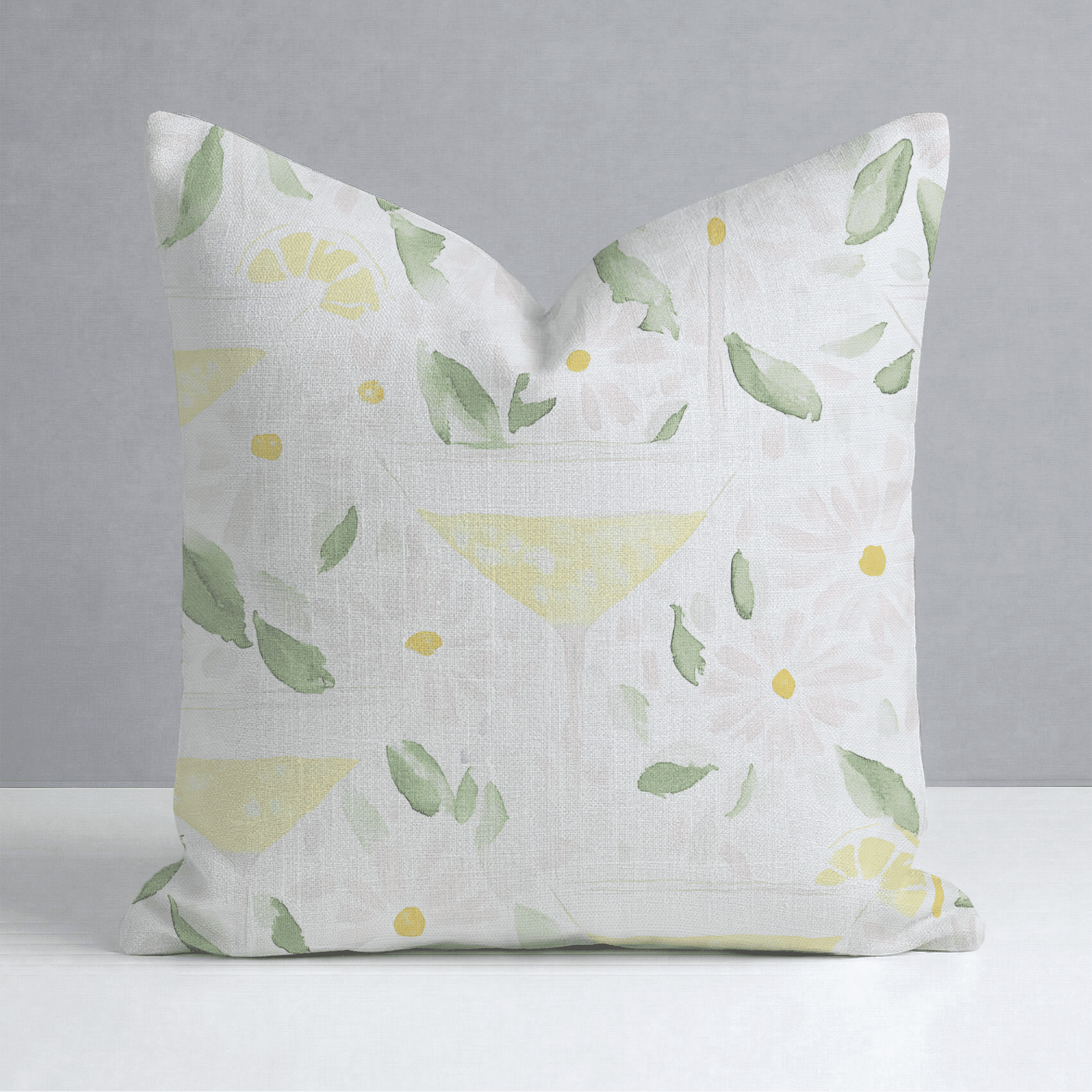 Citrus Chic Throw Pillow - Benton Lane Home - Lemon Park