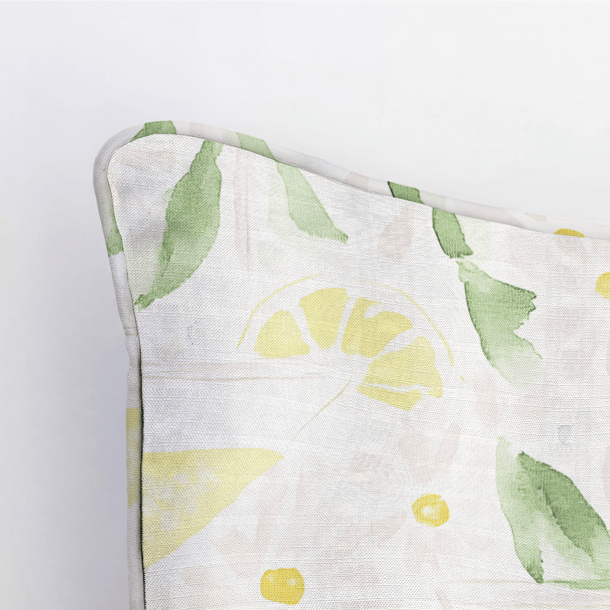 Citrus Chic Throw Pillow - Lemon Park