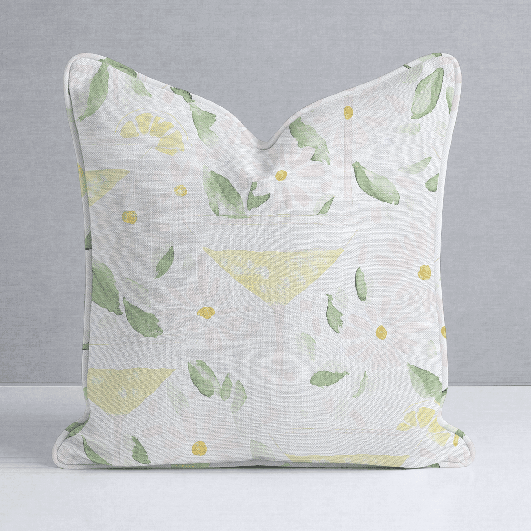 Citrus Chic Throw Pillow - Benton Lane Home - Lemon Park