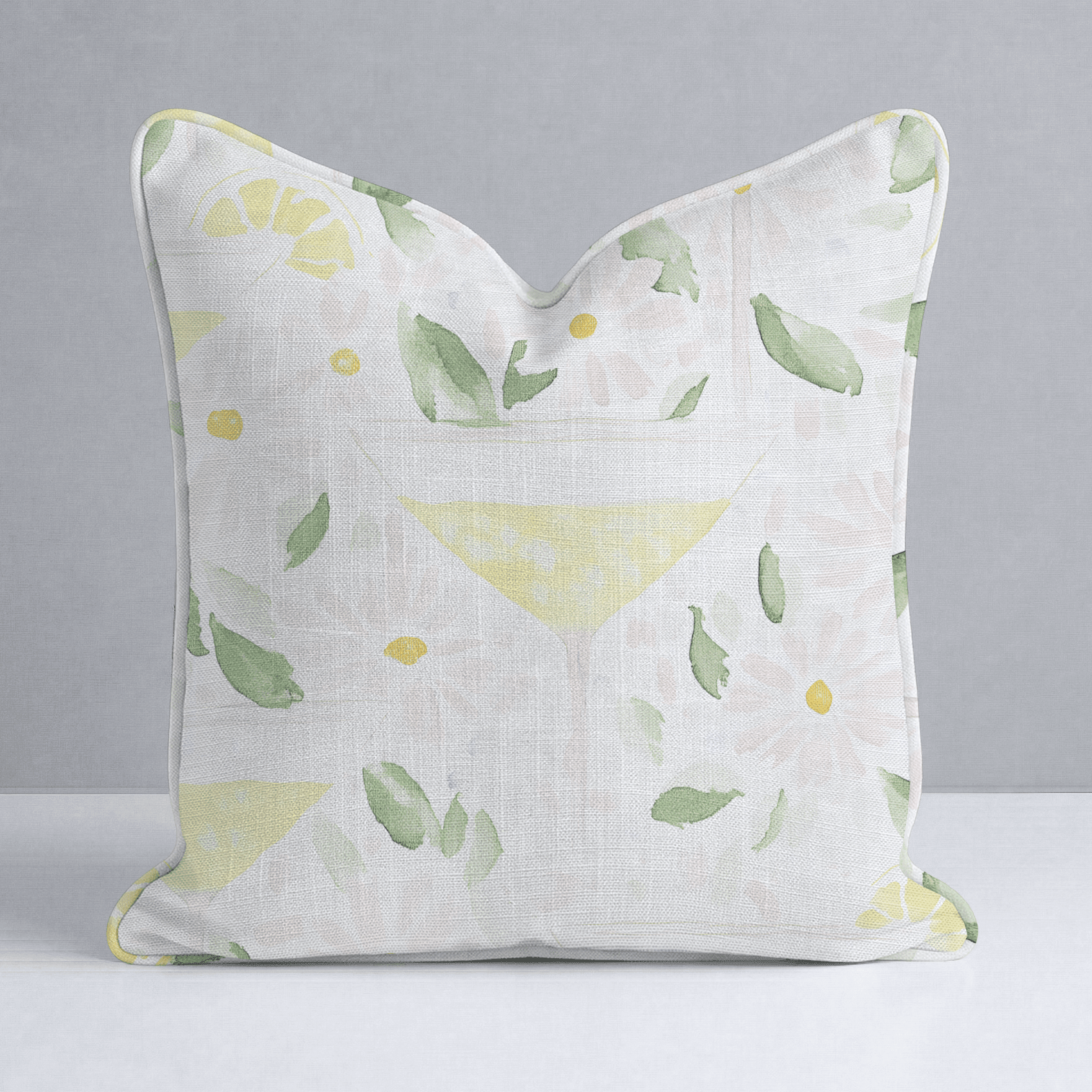 Citrus Chic Throw Pillow - Benton Lane Home - Lemon Park