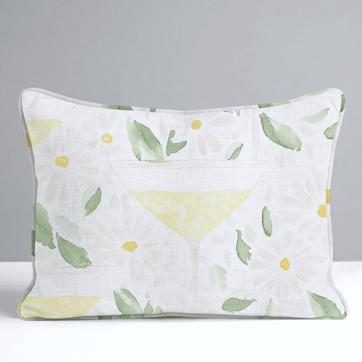 Citrus Chic Throw Pillow - Lemon Park