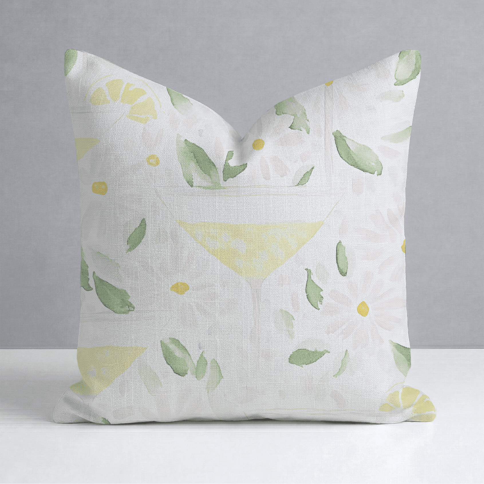 Citrus Chic Throw Pillow - Benton Lane Home - Lemon Park