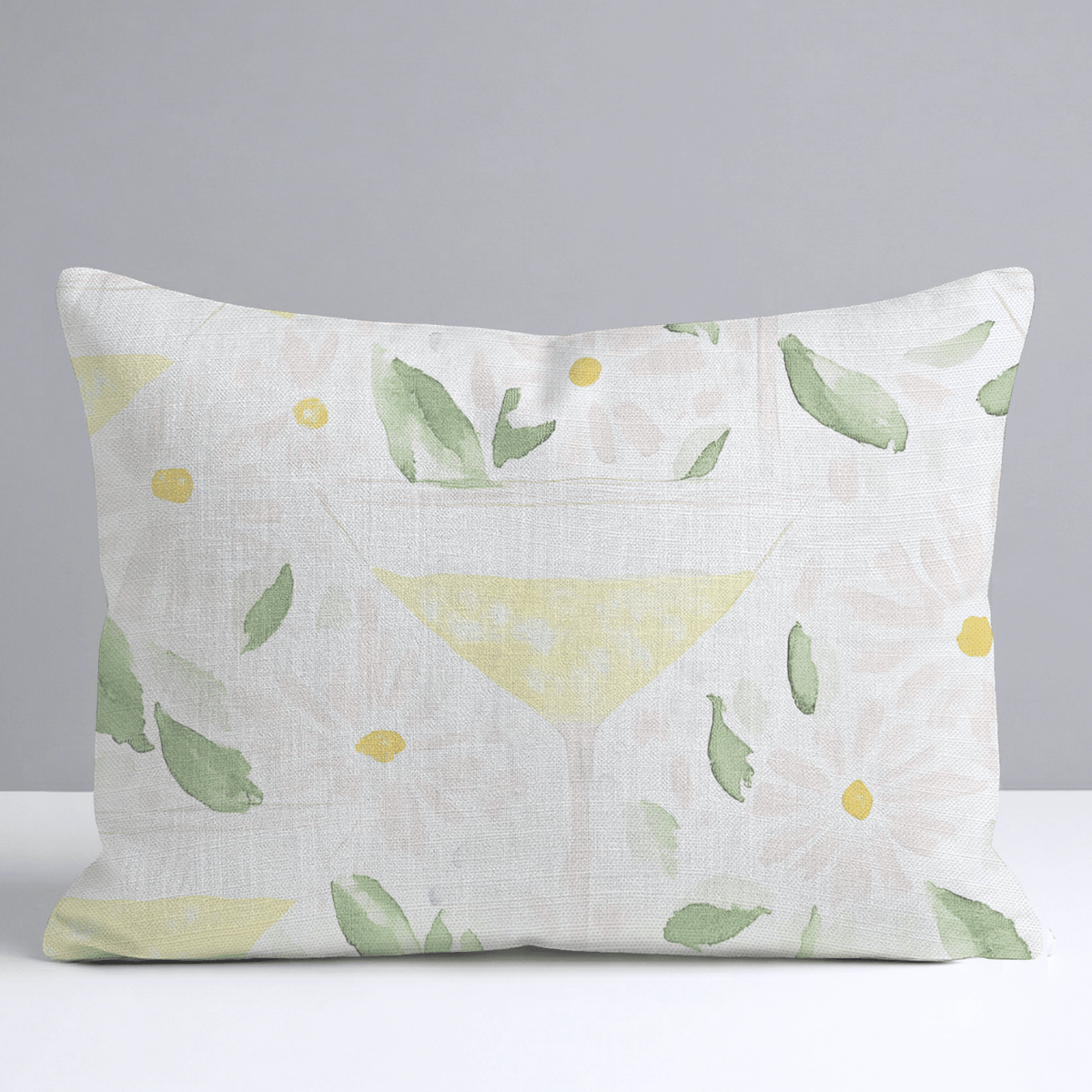 Citrus Chic Throw Pillow - Lemon Park
