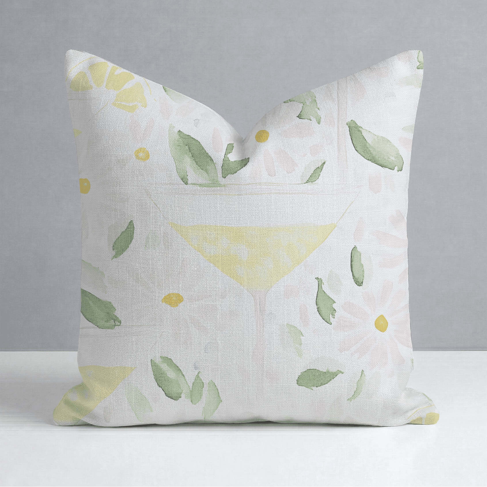 Citrus Chic Throw Pillow - Benton Lane Home - Lemon Park