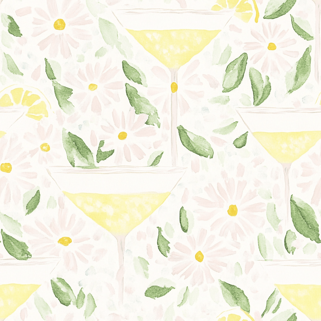 Citrus Chic Wallpaper - Lemon Park
