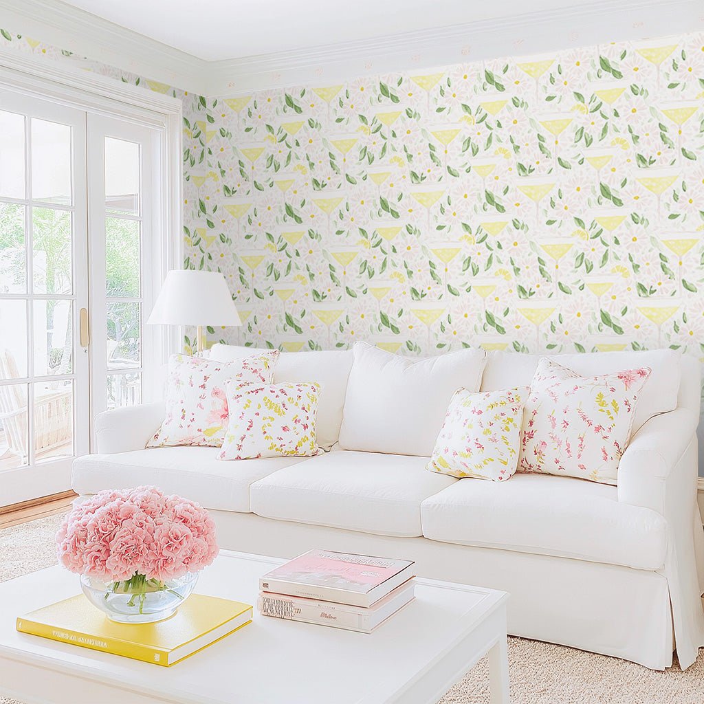 Citrus Chic Wallpaper - Benton Lane Home - Lemon Park