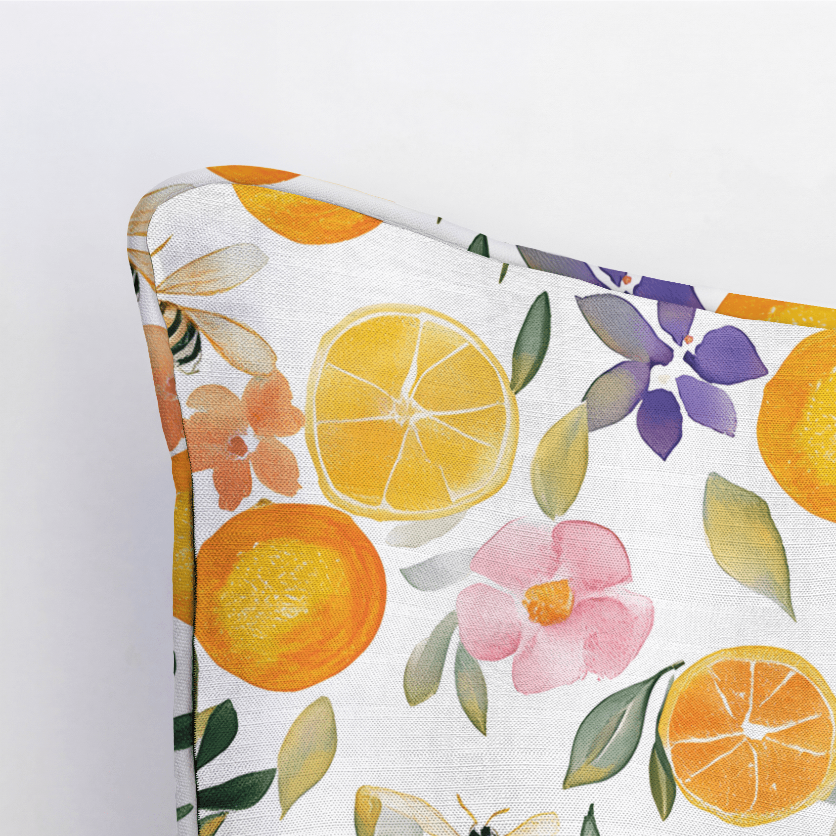 Citrus Serenade Throw Pillow - Benton Lane Home - Lemon Park