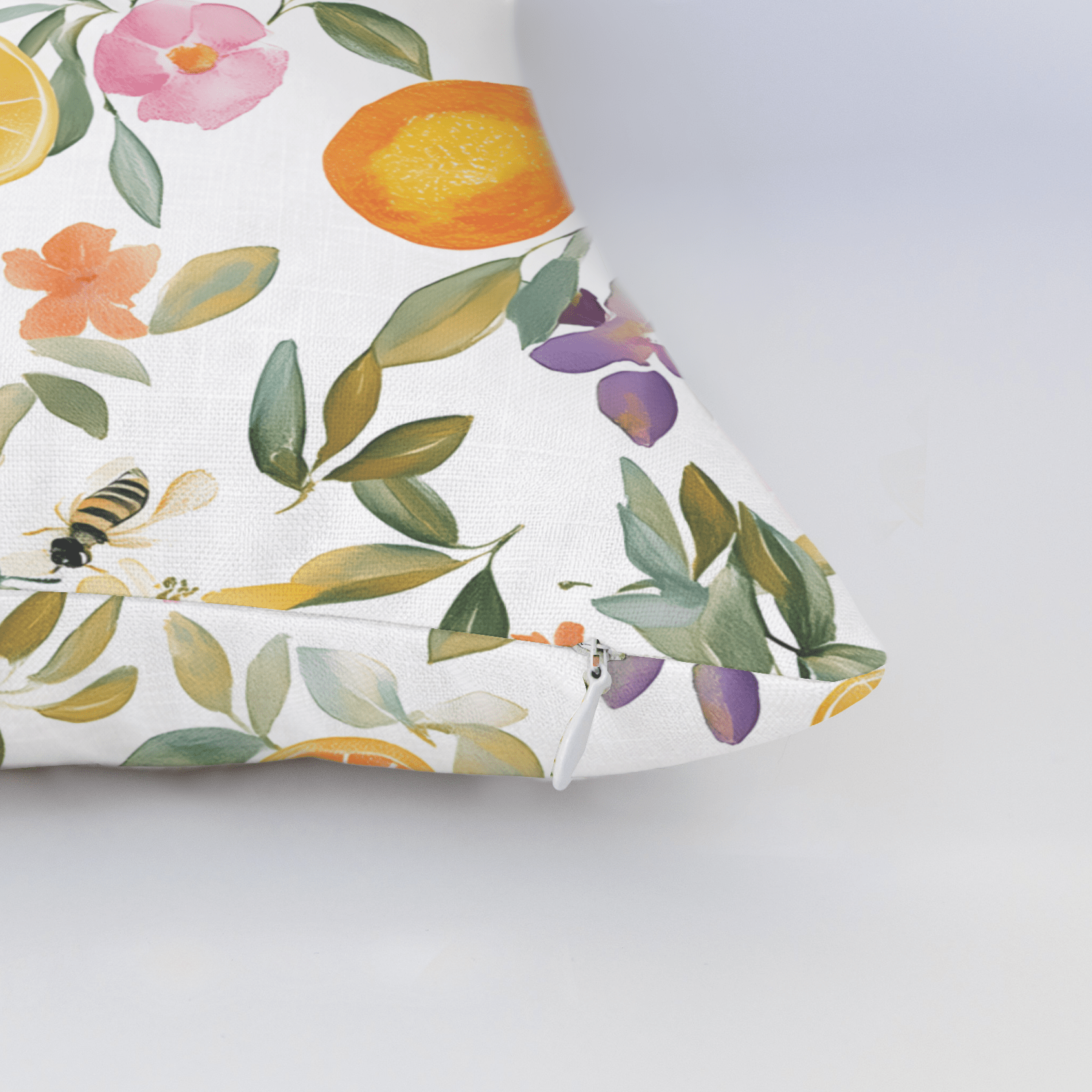 Citrus Serenade Throw Pillow - Benton Lane Home - Lemon Park