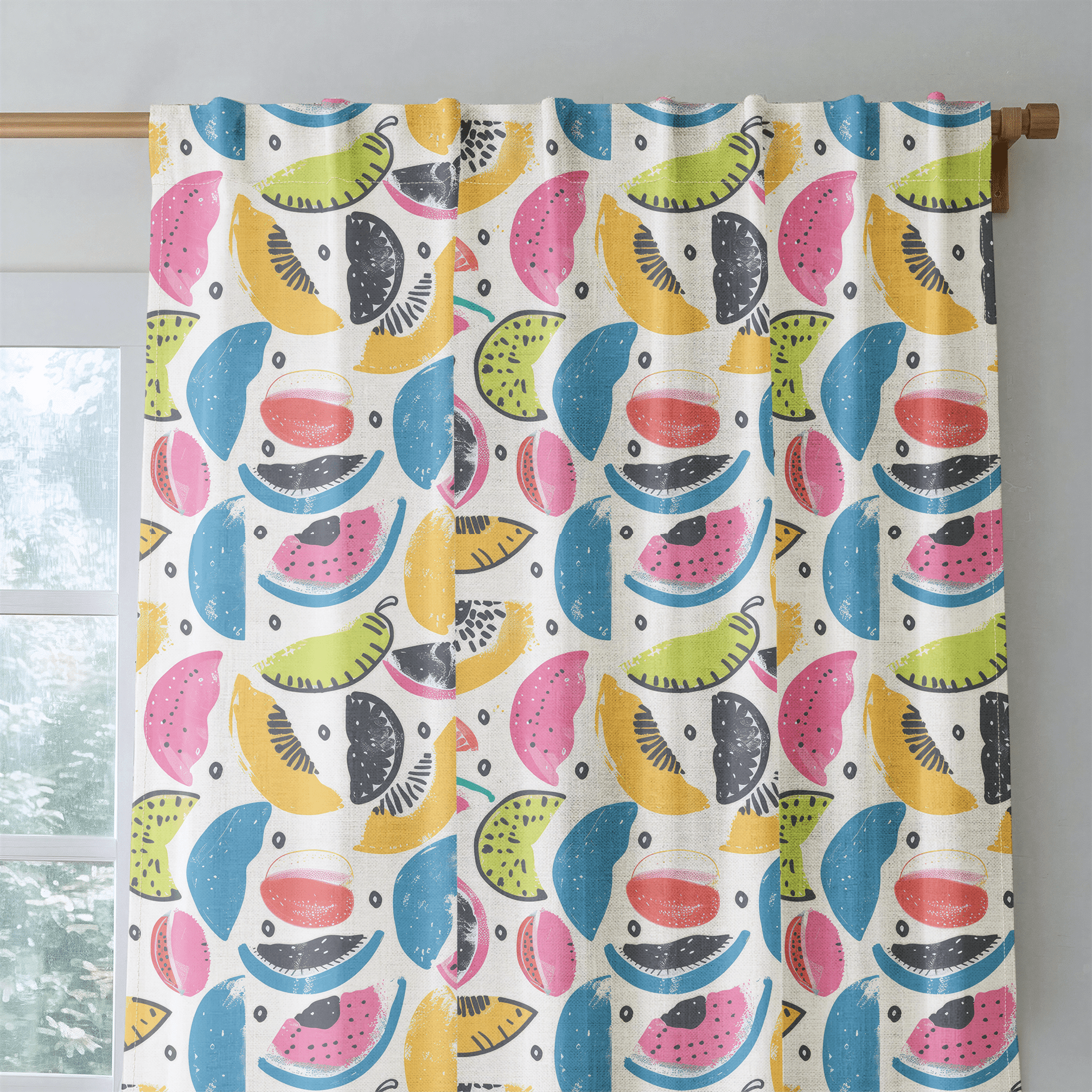 Citrus Sienna - Drapery - Lemon Park