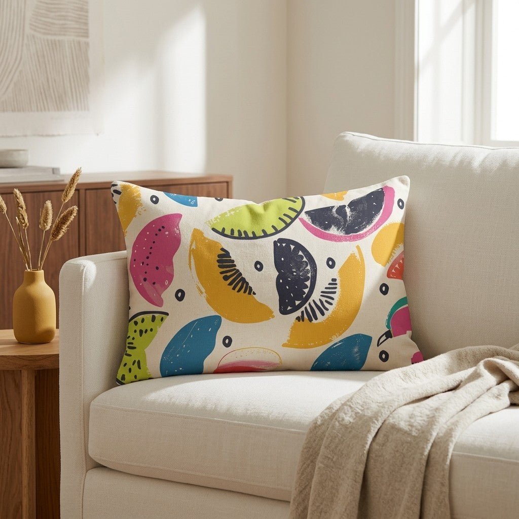 Citrus Sienna Throw Pillow - Benton Lane Home - Lemon Park