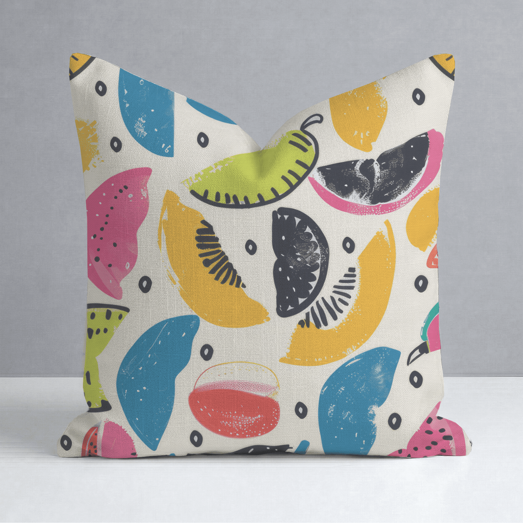 Citrus Sienna Throw Pillow - Benton Lane Home - Lemon Park