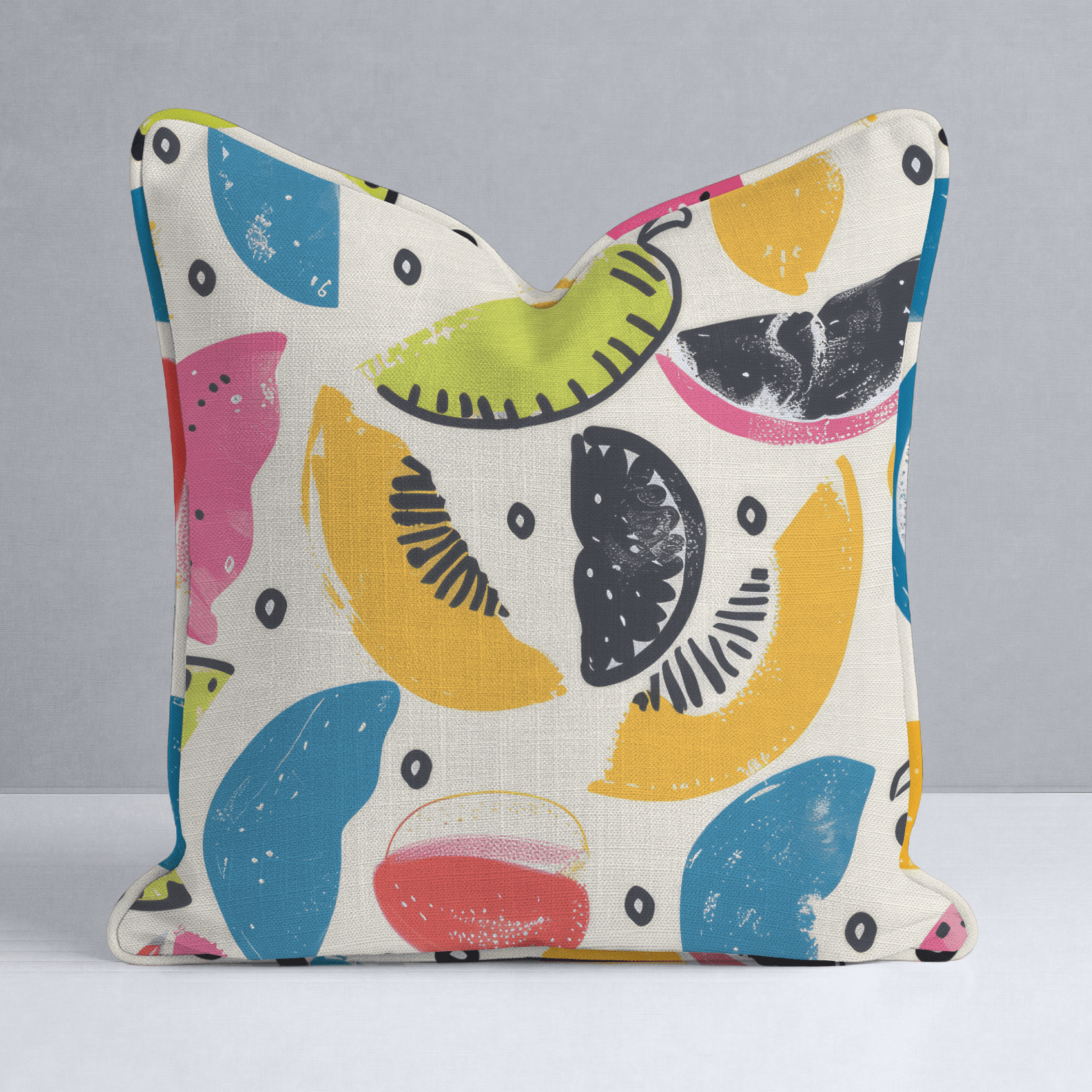 Citrus Sienna Throw Pillow - Benton Lane Home - Lemon Park