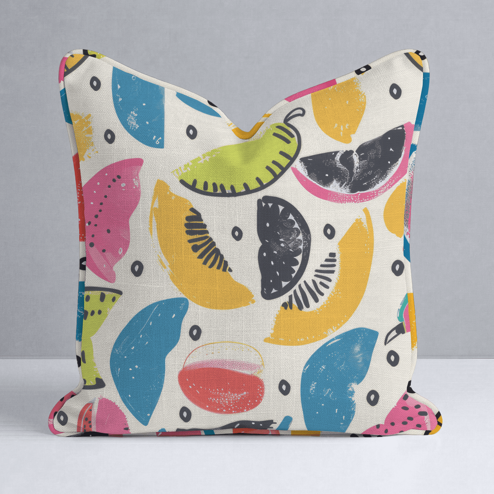 Citrus Sienna Throw Pillow - Benton Lane Home - Lemon Park