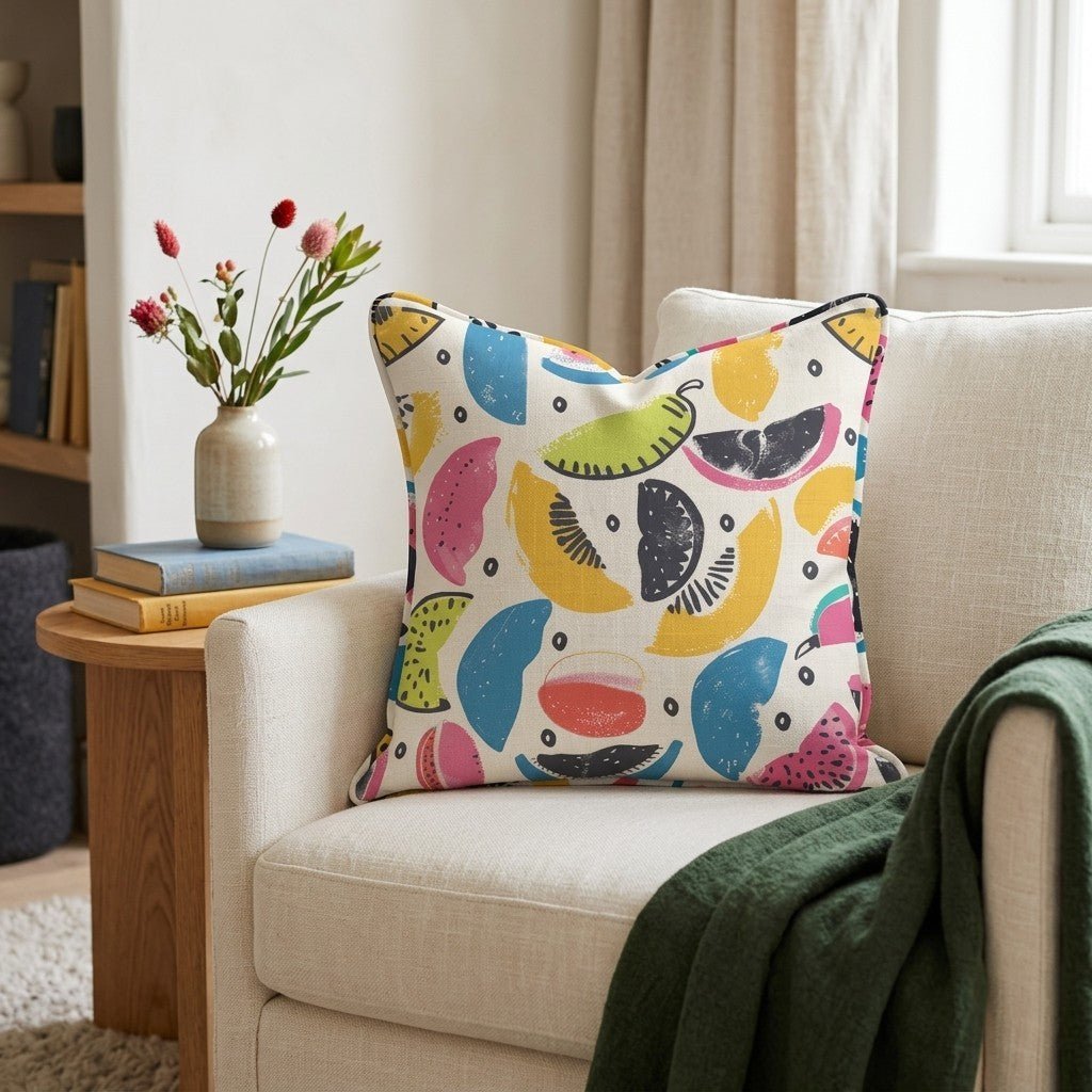 Citrus Sienna Throw Pillow - Benton Lane Home - Lemon Park