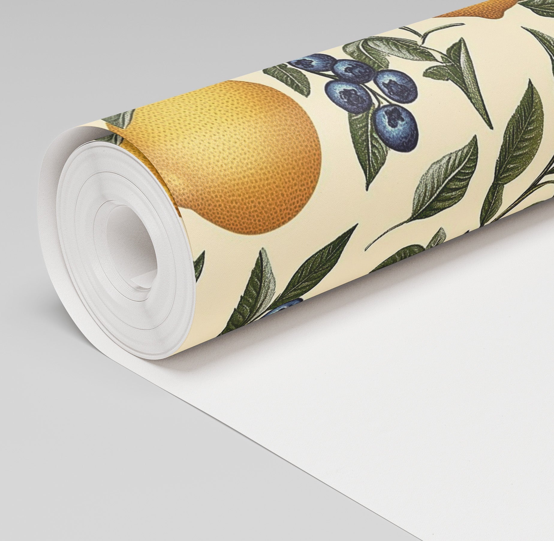 Citrus & Vine Wallpaper - Painted Paper