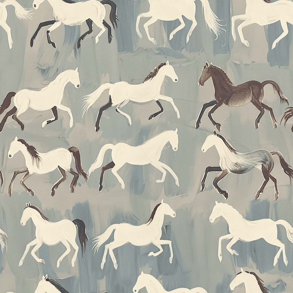 Claire's Corral Wallpaper - Painted Paper