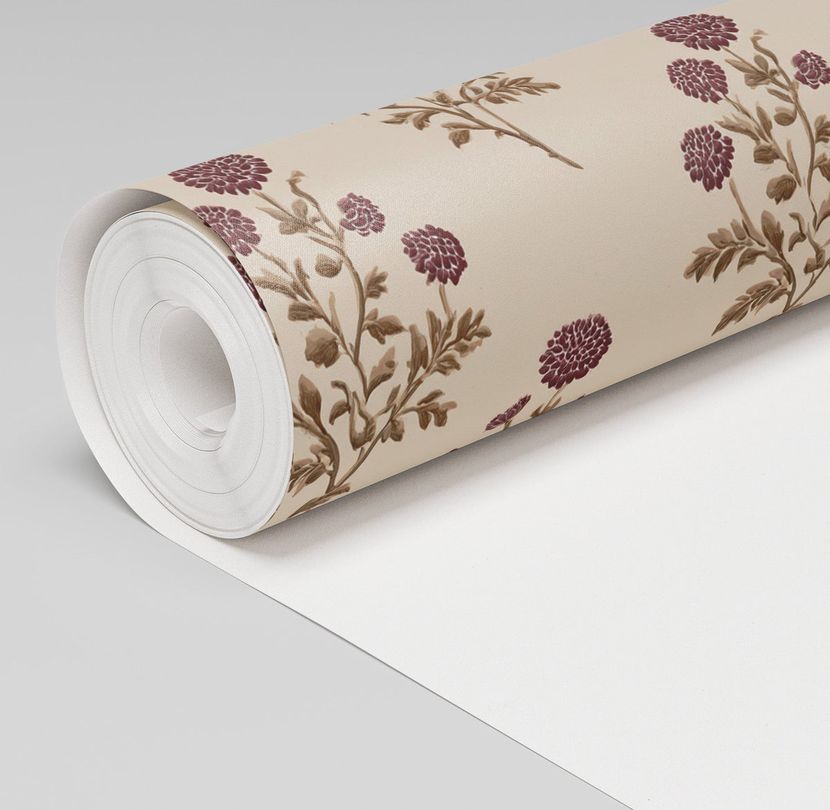 Clarice Block Print Wallpaper - Painted Paper