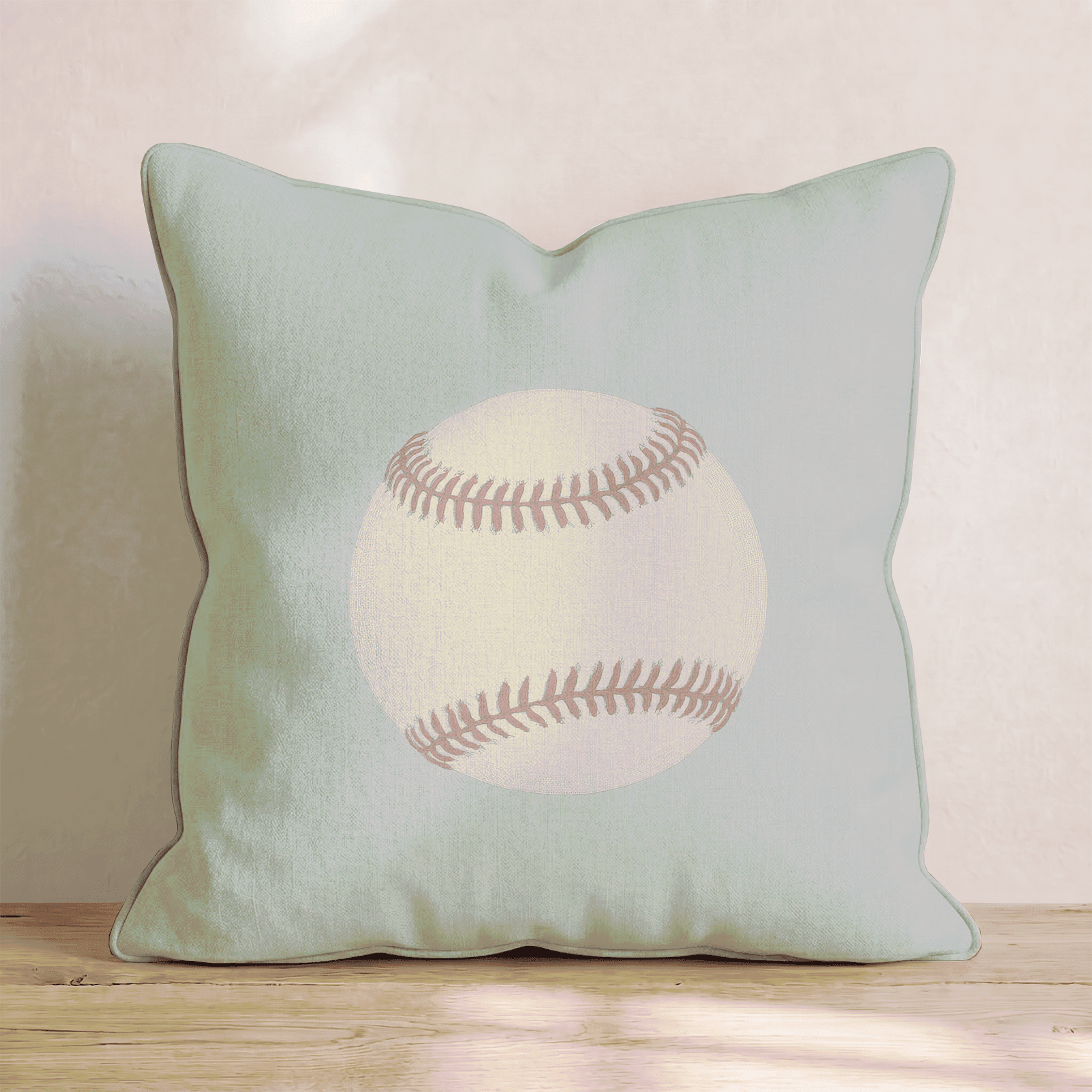 Classic Baseball Throw Pillow - Benton Lane Home - Hillcroft Home