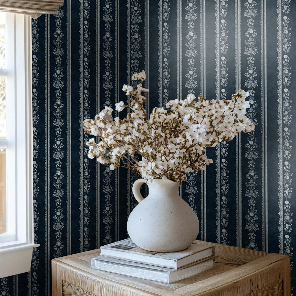 Classic Blue Wallpaper - Benton Lane Home - Anthem Classic