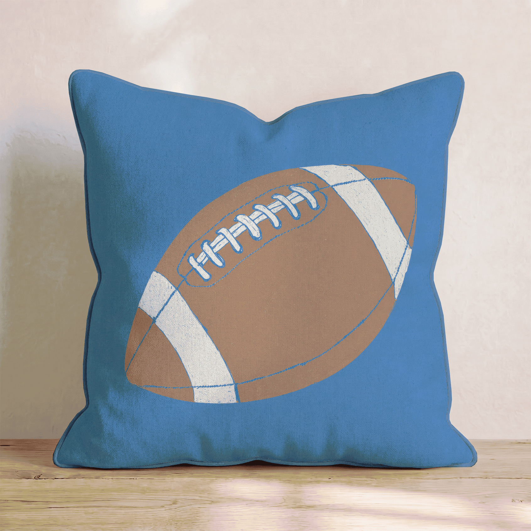Classic Football Throw Pillow - Benton Lane Home - Hillcroft Home
