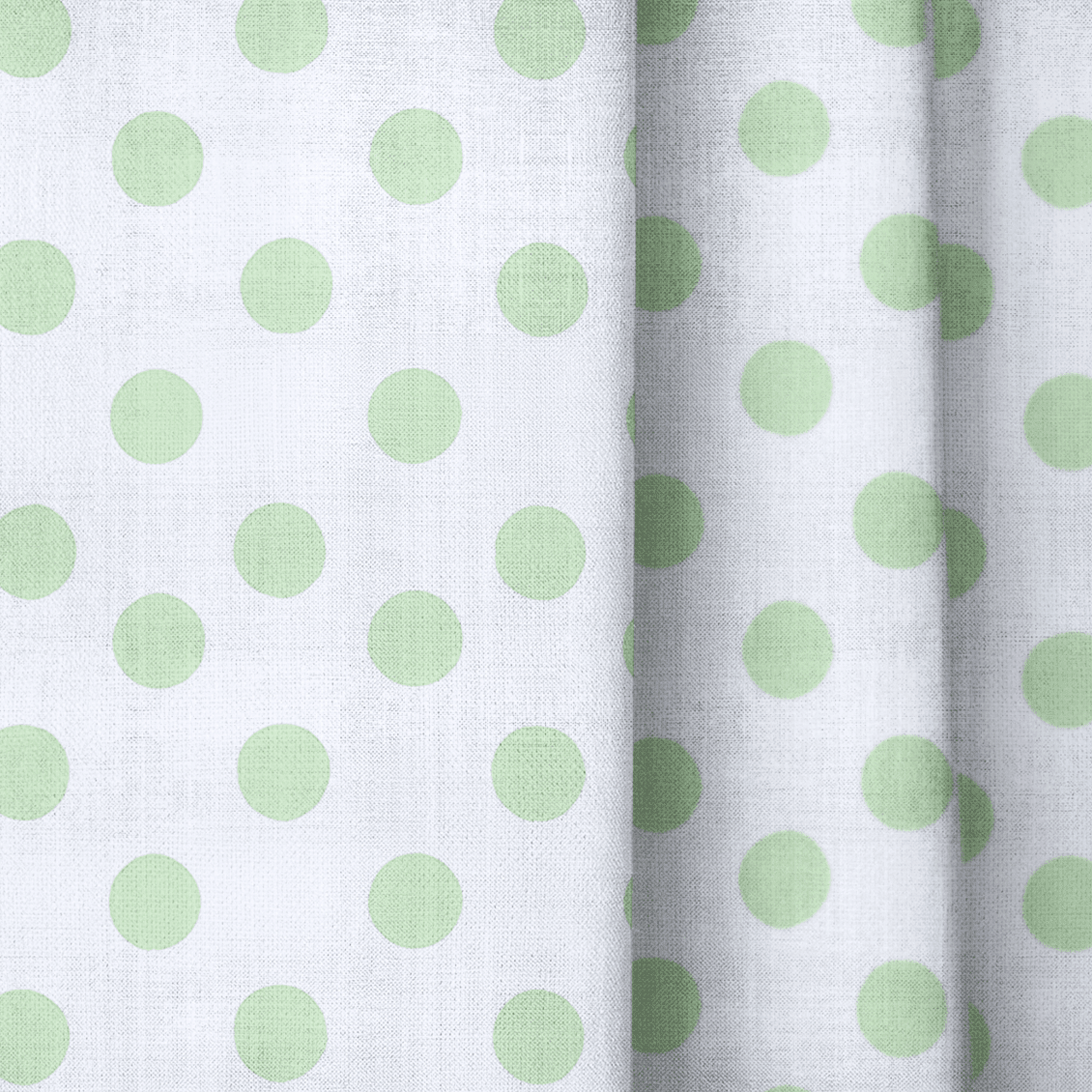 Classic Green Dots - Drapery - Benton Lane Home - Lemon Park