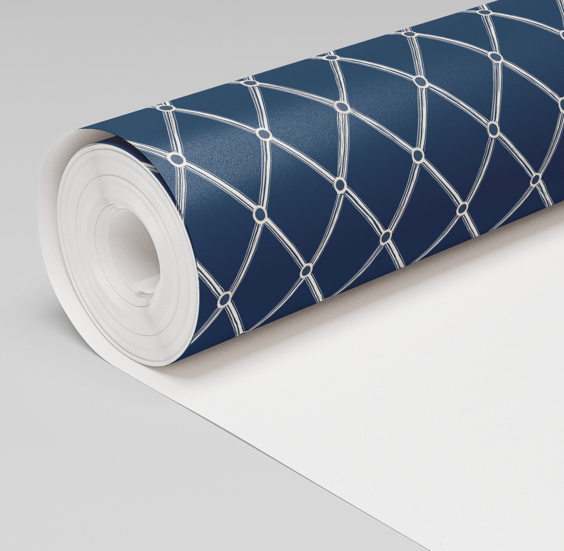 Classic Lattice Wallpaper - Painted Paper