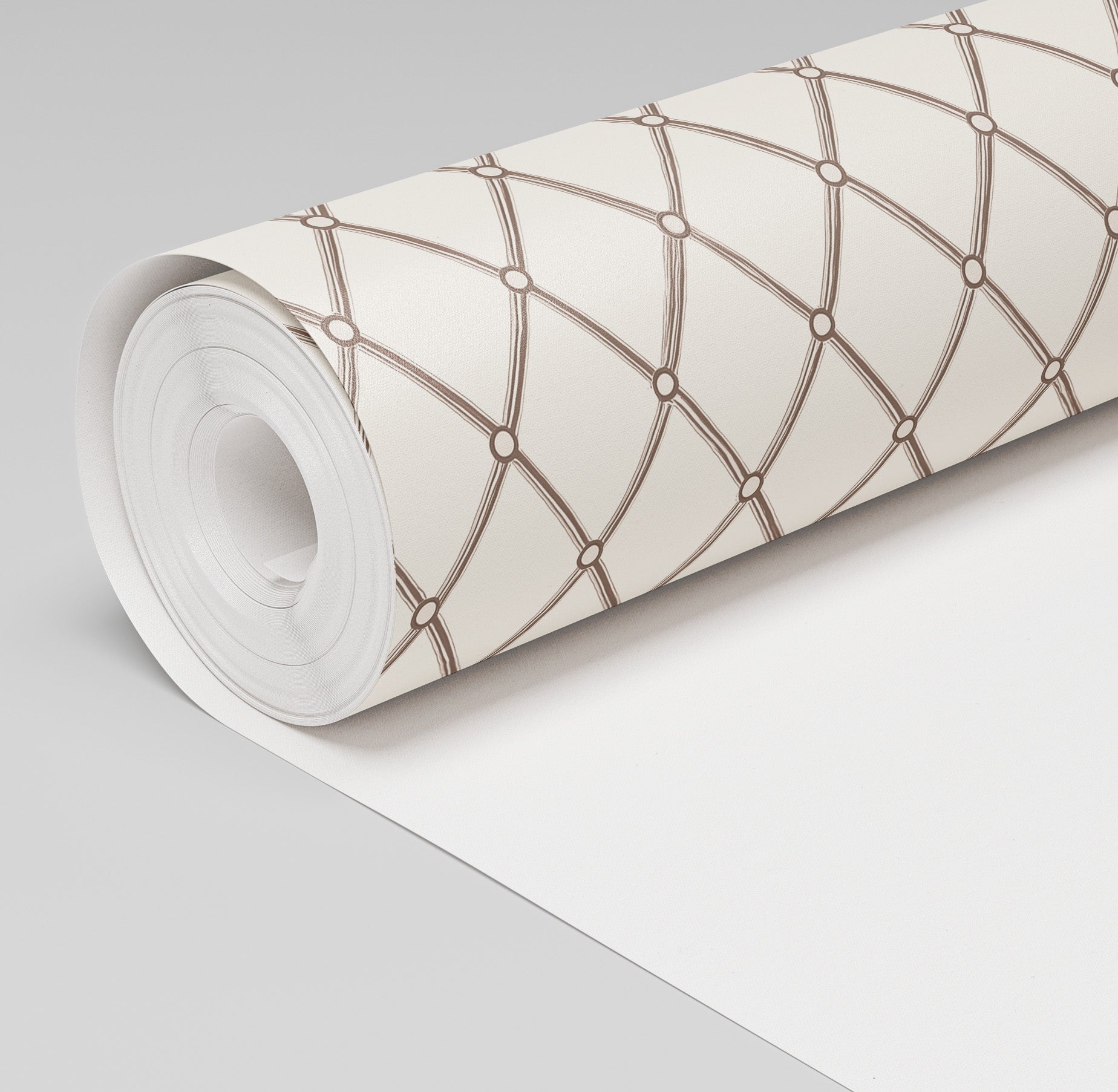 Classic Lattice Wallpaper - Painted Paper