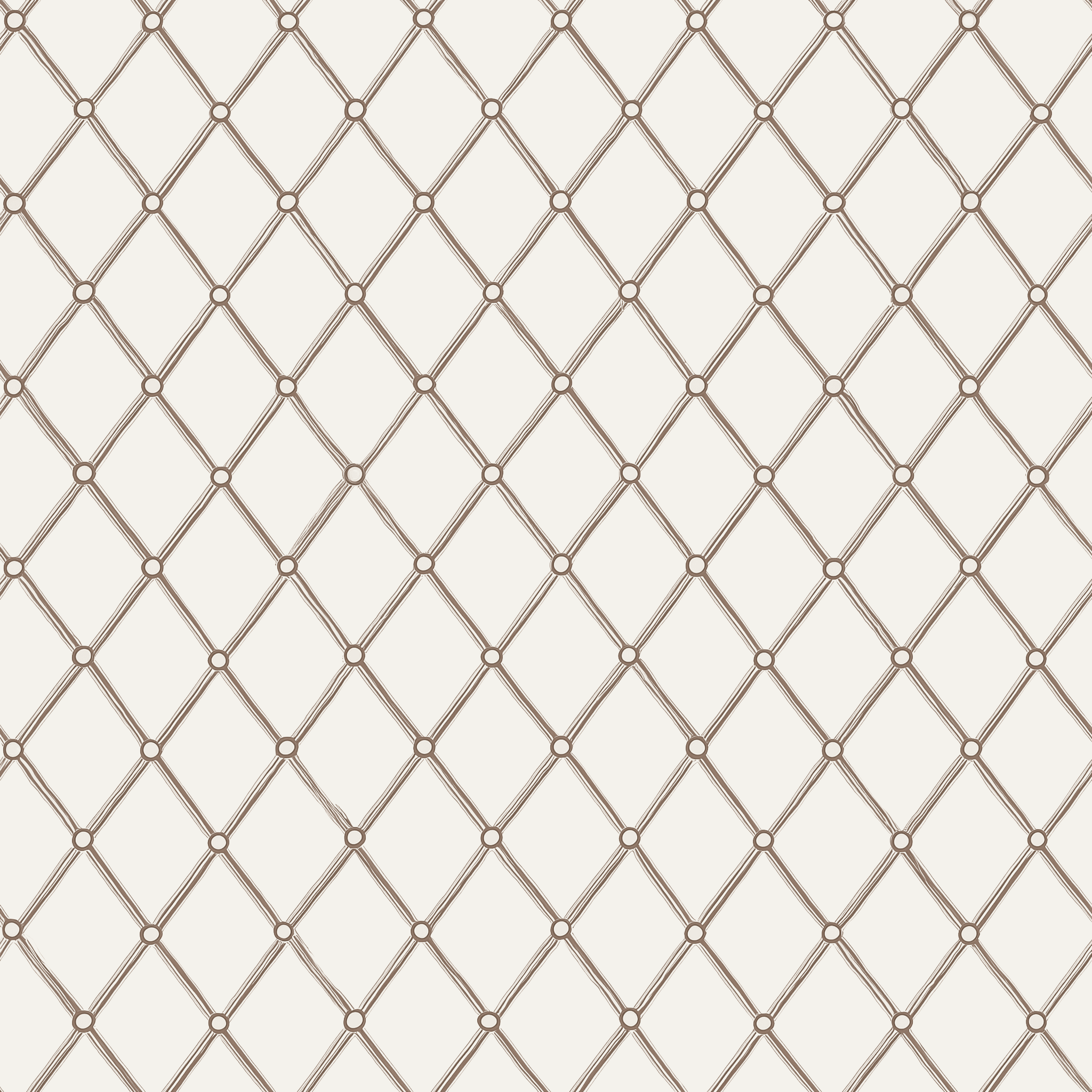 Classic Lattice Wallpaper - Painted Paper
