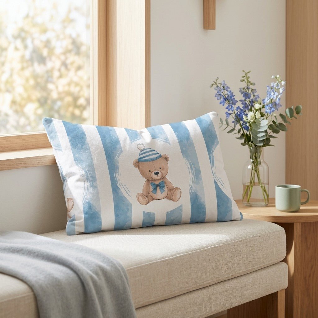 Classic Teddy Throw Pillow - Lemon Park