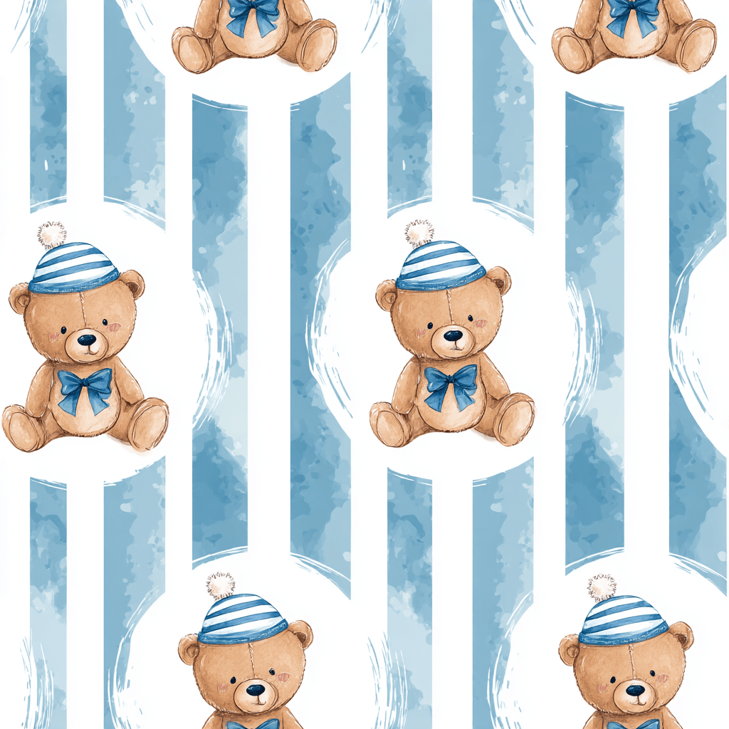 Classic Teddy Wallpaper - Benton Lane Home - Lemon Park