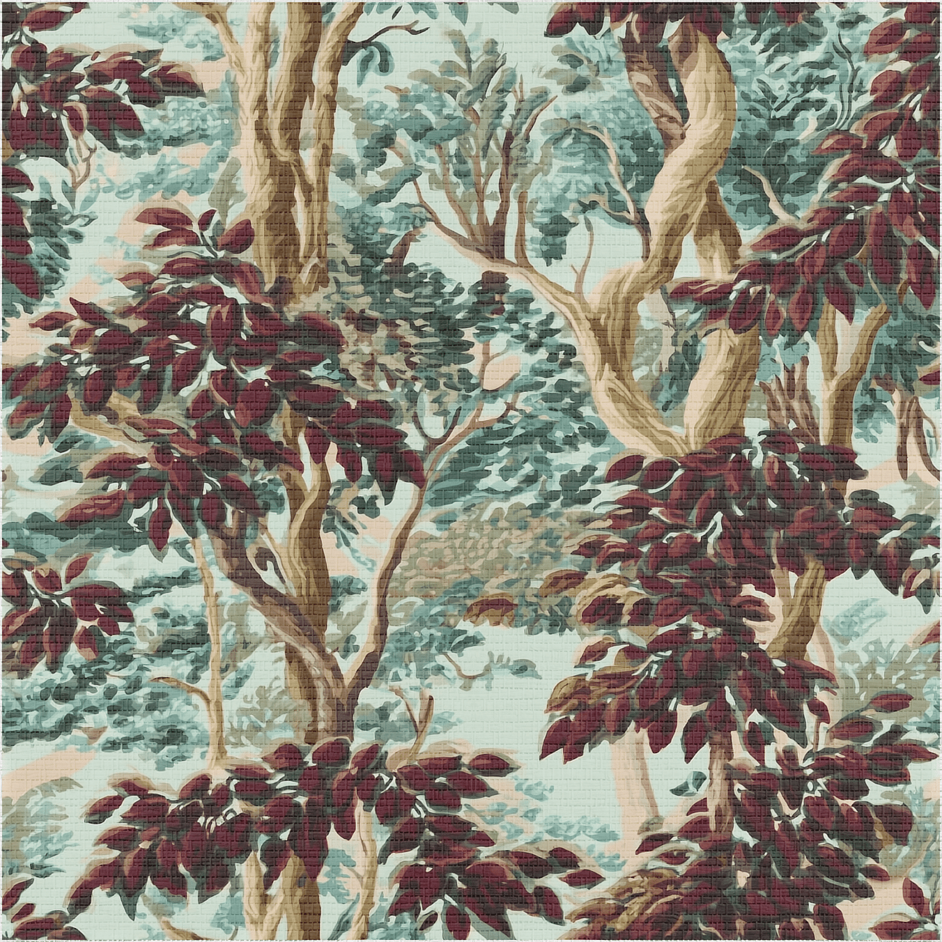 Claudia Faux Grasscloth Wallpaper - Benton Lane Home - Painted Paper