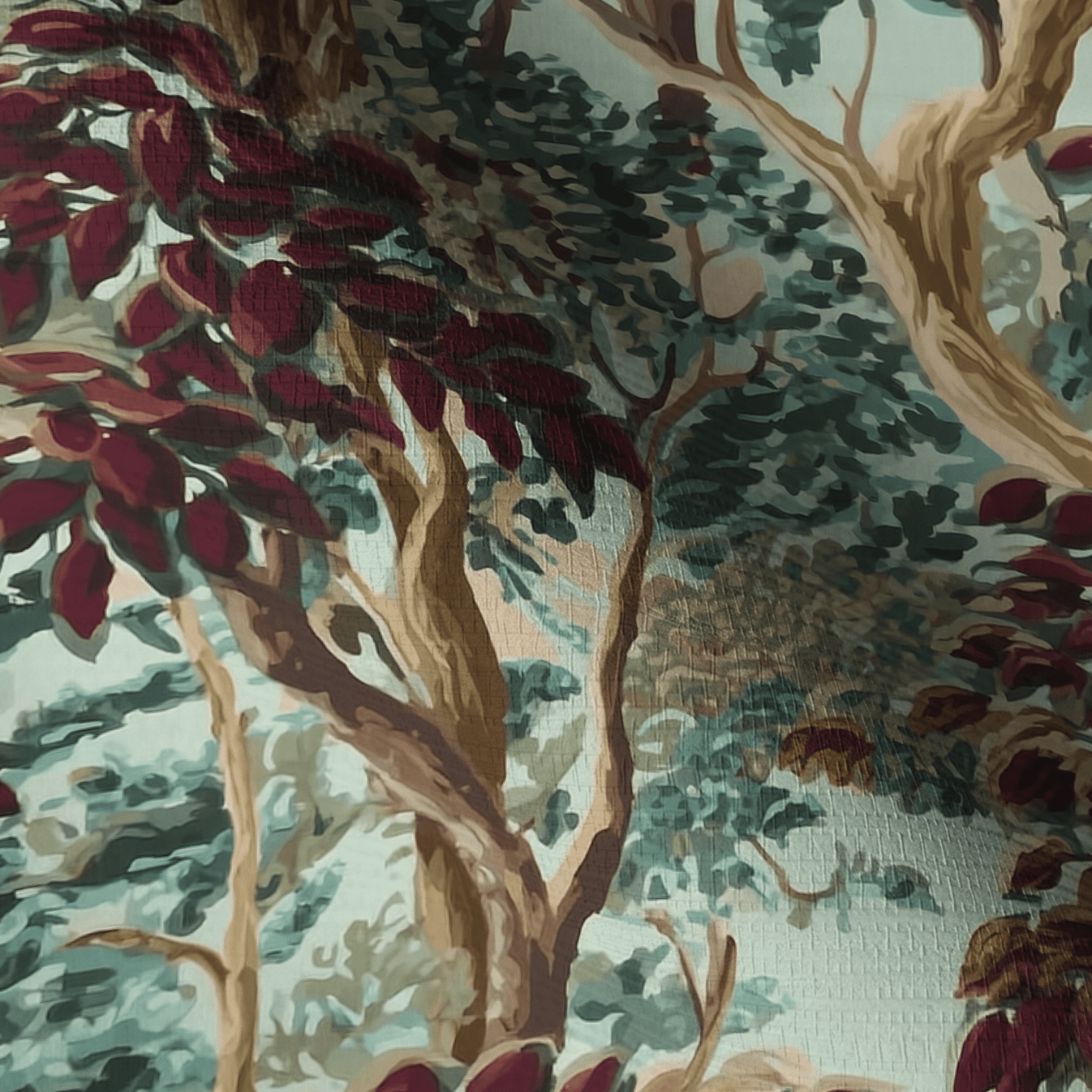 Claudia Faux Grasscloth Wallpaper - Benton Lane Home - Painted Paper