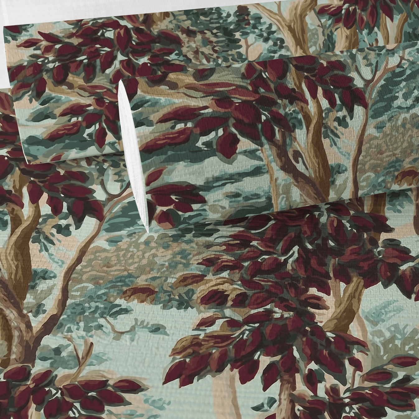 Claudia Faux Grasscloth Wallpaper - Benton Lane Home - Painted Paper